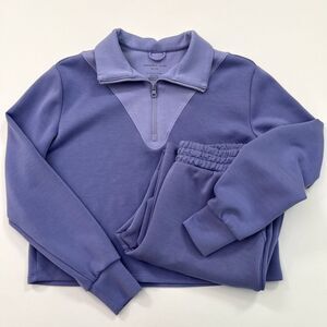 Vineyard Vines Lavender Half-Zip Sweater